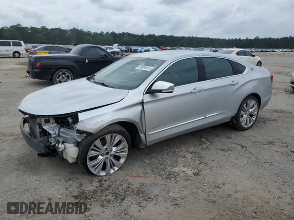 2016 Chevrolet Impala LTZ with VIN 2G1145S35G9182087, listed as a Copart auction lot 59364015 with 117,833 mi miles and Salvage title. Bid and sale history available at DreamBid. Image 1.