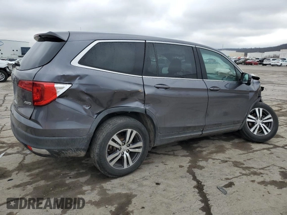 2018 Honda Pilot EX-L with VIN 5FNYF6H57JB017756, listed as a Copart auction lot 44122985 with 78,170 mi miles and Salvage Title. Bid and sale history available at carsss.com. Image 3.