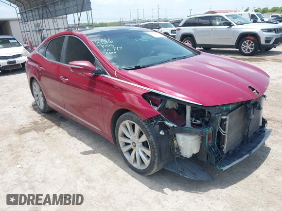2014 Hyundai Azera Limited with VIN KMHFH4JG4EA424123, listed as a IAAI auction lot 42713937 with 183,254 mi miles and . Bid and sale history available at DreamBid. Image 1.
