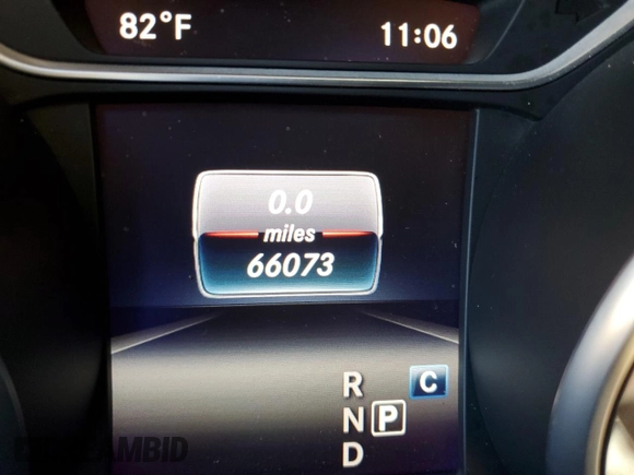 2018 Mercedes-Benz CLA with VIN WDDSJ4EB2JN656055, listed as a Copart auction lot 65317352 with 66,073 mi miles. Bid and sale history available at carsss.com. Image 8.