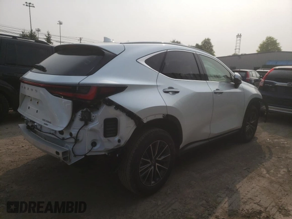 2023 Lexus NX with VIN 2T2GKCEZ6PC011890, listed as a Copart auction lot 51472943 with 4,268 mi miles. Bid and sale history available at carsss.com. Image 3.