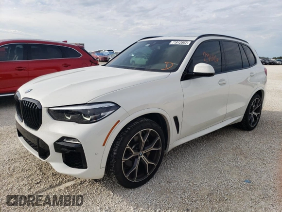 2020 BMW X5 sDrive40i with VIN 5UXCR4C02LLW63576, listed as a Copart auction lot 71912802 with 27,686 mi miles. Bid and sale history available at carsss.com. Image 1.