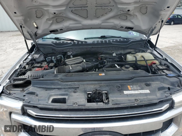 2021 Ford F-250 XL with VIN 1FT7W2BN4MEC34068, listed as a Copart auction lot 56730745 with 53,411 mi miles and Salvage title. Bid and sale history available at DreamBid. Image 11.