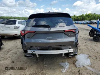 2024 Acura MDX Technology with VIN 5J8YD9H43RL005516, listed as a Copart auction lot 58522115 with 7,065 mi miles and Salvage title. Bid and sale history available at DreamBid. Image 6.