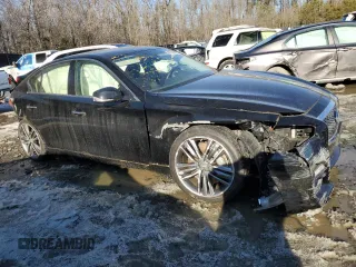 2017 Infiniti Q50 2.0t Premium with VIN JN1CV7AR6HM680577, listed as a Copart auction lot 88735105 with 48,805 mi miles and Salvage Title. Bid and sale history available at carsss.com. Image 4.