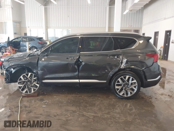 2023 Hyundai Santa Fe Calligraphy z VIN 5NMS5DAL6PH617083, wystawiony jako IAAI lot #41786072 z przebiegiem 29 563 mil mil oraz . Historia ofert i sprzedaży dostępna na DreamBid. Obrazek 14.