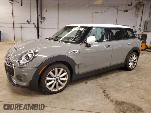 2021 MINI Clubman Cooper S with VIN WMWXJ1C00M2P11606, listed as a Copart auction lot 80528064 with 35,844 mi miles and Salvage Title. Bid and sale history available at carsss.com. Image 1.