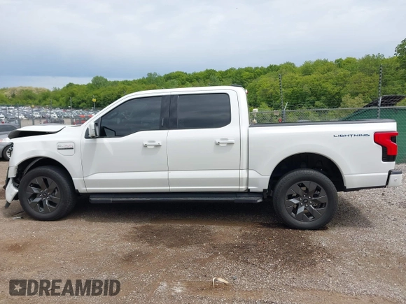 2022 Ford F-150 Lightning Pro with VIN 1FTVW1EL3NWG16132, listed as a IAAI auction lot 42362459 with 16,509 mi miles and . Bid and sale history available at DreamBid. Image 15.