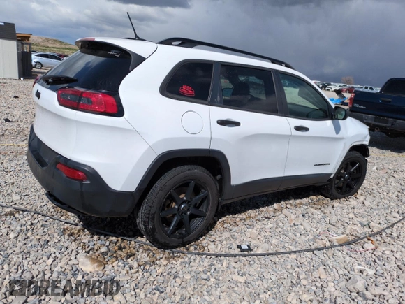 2016 Jeep Cherokee Sport with VIN 1C4PJMAB6GW301186, listed as a Copart auction lot 51331975 with 145,727 mi miles and Salvage Title. Bid and sale history available at DreamBid. Image 3.