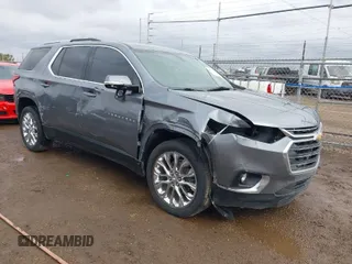2018 Chevrolet Traverse LT Cloth with VIN 1GNERGKW4JJ273922, listed as a IAAI auction lot 41375610 with 92,250 mi miles. Bid and sale history available at carsss.com. Image 1.
