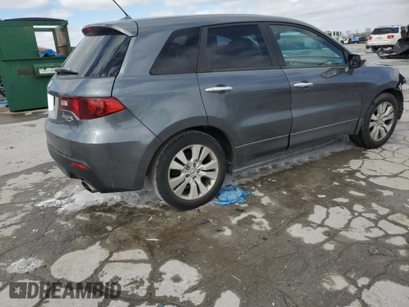 2012 Acura RDX with VIN 5J8TB2H20CA001786, listed as a Copart auction lot 45533005 with 165,883 mi miles and Salvage Title. Bid and sale history available at carsss.com. Image 3.