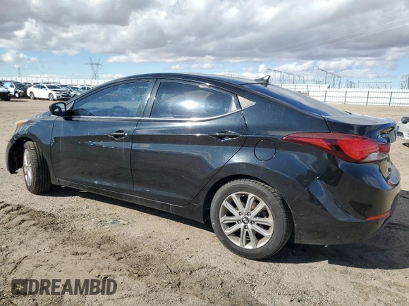 2015 Hyundai Elantra SE with VIN 5NPDH4AEXFH625500, listed as a Copart auction lot 45557515 with 183,311 mi miles and Salvage Title. Bid and sale history available at carsss.com. Image 2.