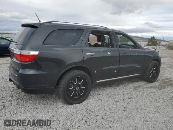 2011 Dodge Durango Citadel with VIN 1D4SE5GTXBC695969, listed as a Copart auction lot 49262315 with 146,252 mi miles and Salvage Title. Bid and sale history available at carsss.com. Image 3.