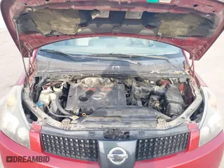 2005 Nissan Quest with VIN 5N1BV28U15N138844, listed as a IAAI auction lot 42005350 with 187,244 mi miles. Bid and sale history available at carsss.com. Image 10.