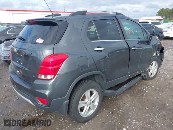 2017 Chevrolet Trax LT with VIN KL7CJPSB4HB167833, listed as a IAAI auction lot 41673007 with 81,333 mi miles. Bid and sale history available at carsss.com. Image 4.