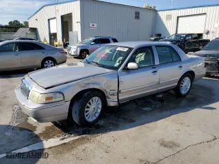 2010 Mercury Grand Marquis LS with VIN 2MEBM7FV0AX602472, listed as a Copart auction lot 72833864 with 73,376 mi miles and Salvage Title. Bid and sale history available at carsss.com. Image 1.