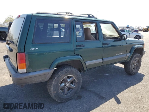 2001 Jeep Cherokee Sport with VIN 1J4FF48S91L610463, listed as a Copart auction lot 59601495 with Not provided miles and Salvage title. Bid and sale history available at DreamBid. Image 3.