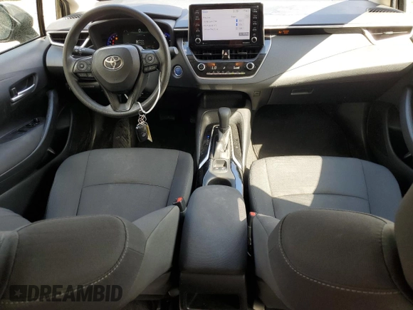2021 Toyota Corolla Hybrid LE with VIN JTDEAMDE1MJ002887, listed as a Copart auction lot 53092595 with 65,547 mi miles and Salvage Title. Bid and sale history available at carsss.com. Image 8.