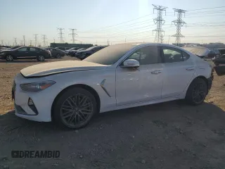 2019 Genesis G70 Dynamic with VIN KMTG34LE8KU037475, listed as a Copart auction lot 75364654 with 45,727 mi miles and Salvage Title. Bid and sale history available at DreamBid. Image 1.