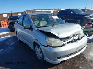 2003 Toyota ECHO with VIN JTDBT123035046433, listed as a IAAI auction lot 41454459 with 233,586 mi miles. Bid and sale history available at carsss.com. Image 1.