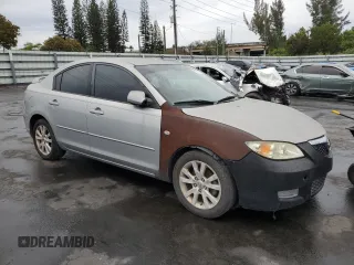 2008 Mazda 3 i Sport with VIN JM1BK12F181834357, listed as a Copart auction lot 46670165 with 52,411 mi miles and Clean Title. Bid and sale history available at DreamBid. Image 4.