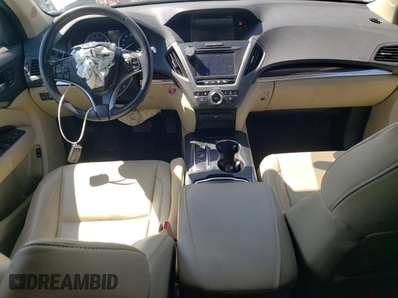 2016 Acura MDX w/Tech/Entertainment with VIN 5FRYD4H68GB006615, listed as a Copart auction lot 52557325 with 77,448 mi miles and Salvage Title. Bid and sale history available at carsss.com. Image 8.