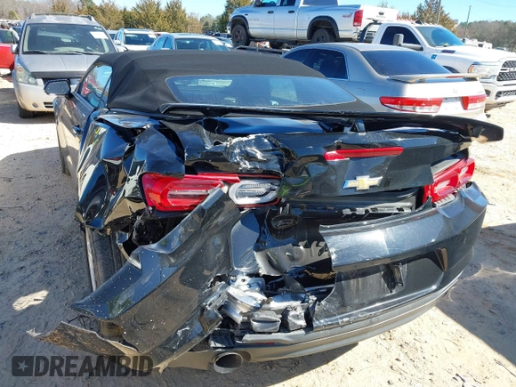 2019 Chevrolet Camaro 1LT with VIN 1G1FB3DS2K0104079, listed as a IAAI auction lot 41632830 with 63,553 mi miles. Bid and sale history available at carsss.com. Image 6.