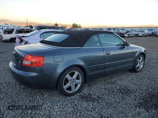 2004 Audi A4 3.0L with VIN WAUDT48H04K015549, listed as a Copart auction lot 85260524 with 203,946 mi miles and Salvage Title. Bid and sale history available at carsss.com. Image 3.