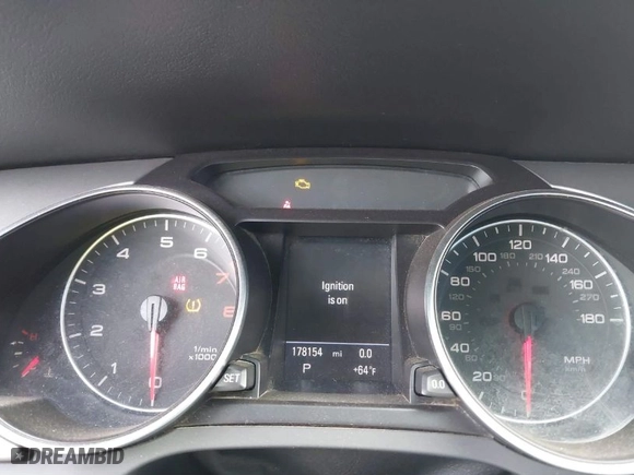 2009 Audi A5 with VIN WAUDK78T59A028870, listed as a IAAI auction lot 41591793 with 178,154 mi miles. Bid and sale history available at carsss.com. Image 7.