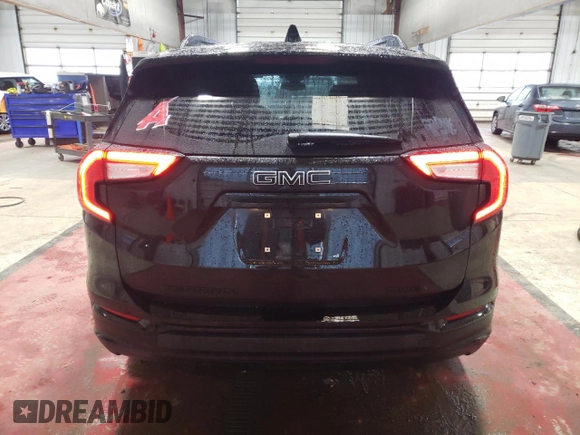 2023 GMC Terrain SLE with VIN 3GKALTEG3PL212444, listed as a Copart auction lot 46605695 with 24,413 mi miles and Salvage Title. Bid and sale history available at carsss.com. Image 6.
