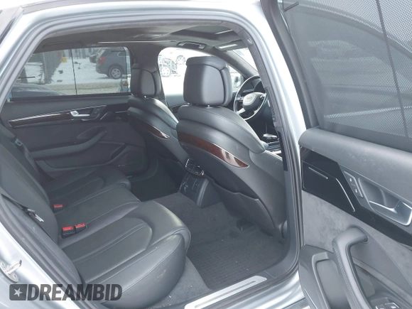 2012 Audi A8 with VIN WAURVAFD8CN017206, listed as a IAAI auction lot 41626707 with 138,922 mi miles and . Bid and sale history available at DreamBid. Image 8.