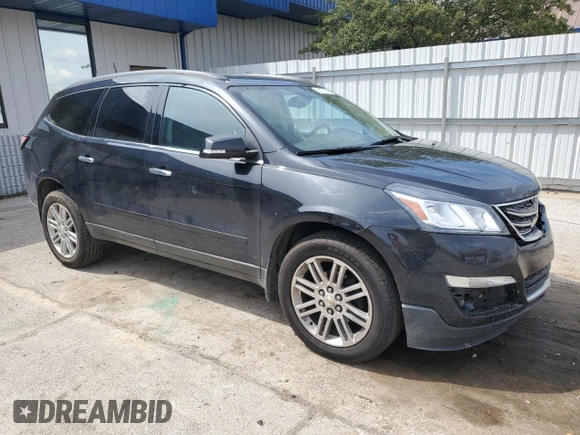 2015 Chevrolet Traverse LT with VIN 1GNKRGKD1FJ298947, listed as a Copart auction lot 59227745 with 195,882 mi miles and Salvage title. Bid and sale history available at DreamBid. Image 4.