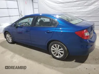 2012 Honda Civic EX with VIN 2HGFB2F84CH537761, listed as a Copart auction lot 49879655 with 169,003 mi miles and Salvage Title. Bid and sale history available at DreamBid. Image 2.