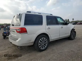 2017 Lincoln Navigator Select with VIN 5LMJJ2HT7HEL14084, listed as a Copart auction lot 47703915 with 98,919 mi miles and Salvage title. Bid and sale history available at DreamBid. Image 3.