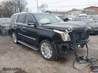 2017 Cadillac Escalade Platinum with VIN 1GYS4DKJ4HR337718, listed as a IAAI auction lot 41229425 with 94,121 mi miles. Bid and sale history available at carsss.com. Image 1.