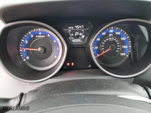2015 Hyundai Elantra Limited with VIN KMHDH4AE2FU424014, listed as a Copart auction lot 49091015 with 46,928 mi miles and Salvage Title. Bid and sale history available at carsss.com. Image 9.