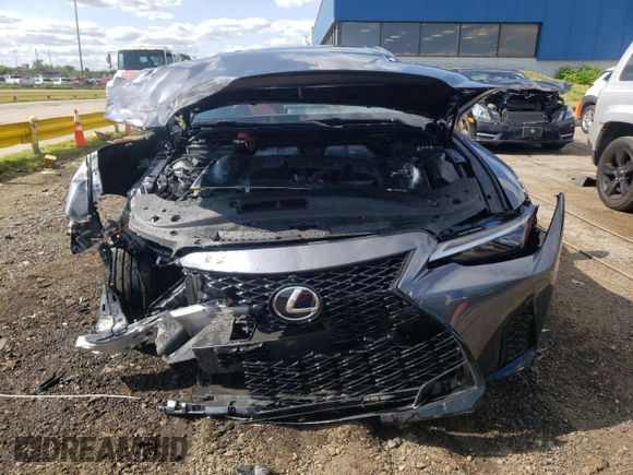 2024 Lexus IS with VIN JTHAP1D28R5005334, listed as a Copart auction lot 68115674 with 1,949 mi miles and Salvage Title. Bid and sale history available at carsss.com. Image 5.