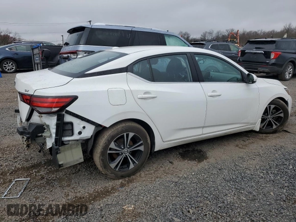 2020 Nissan Sentra SV with VIN 3N1AB8CVXLY273383, listed as a Copart auction lot 49326865 with 36,635 mi miles and Salvage Title. Bid and sale history available at carsss.com. Image 3.