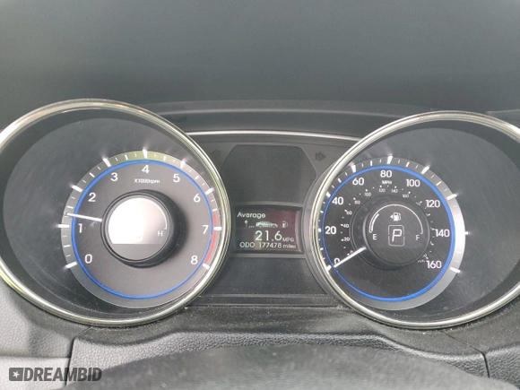 2011 Hyundai Sonata GLS with VIN 5NPEB4AC3BH241363, listed as a Copart auction lot 45345135 with 177,478 mi miles and Non Repairable. Bid and sale history available at carsss.com. Image 9.