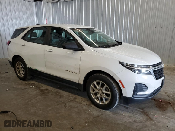 2022 Chevrolet Equinox LS with VIN 3GNAXHEV2NS161704, listed as a Copart auction lot 62684915 with 195,053 mi miles and Clean title. Bid and sale history available at DreamBid. Image 4.