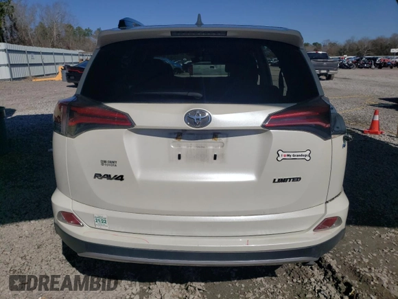 2017 Toyota RAV4 Limited with VIN JTMYFREV2HJ721288, listed as a Copart auction lot 45283605 with 51,910 mi miles and Salvage Title. Bid and sale history available at DreamBid. Image 6.