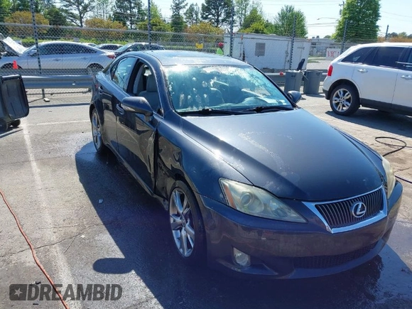 2009 Lexus IS 250 with VIN JTHBK262895094294, listed as a IAAI auction lot 41991777 with 245,673 mi miles. Bid and sale history available at carsss.com. Image 1.