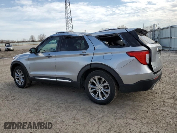 2022 Ford Explorer Limited z VIN 1FMSK8FH4NGB01499, wystawiony jako Copart lot #52972495 z przebiegiem 60 468 mil mil oraz Czysty tytuł • Clean title. Historia ofert i sprzedaży dostępna na DreamBid. Obrazek 2.