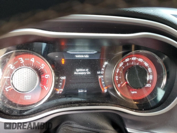 2021 Dodge Challenger SRT Hellcat with VIN 2C3CDZC94MH641254, listed as a Copart auction lot 51775685 with 36,481 mi miles and Salvage Title. Bid and sale history available at DreamBid. Image 9.