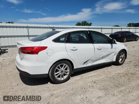 2016 Ford Focus SE with VIN 1FADP3F29GL217729, listed as a Copart auction lot 62351925 with 85,386 mi miles and Salvage title. Bid and sale history available at DreamBid. Image 3.