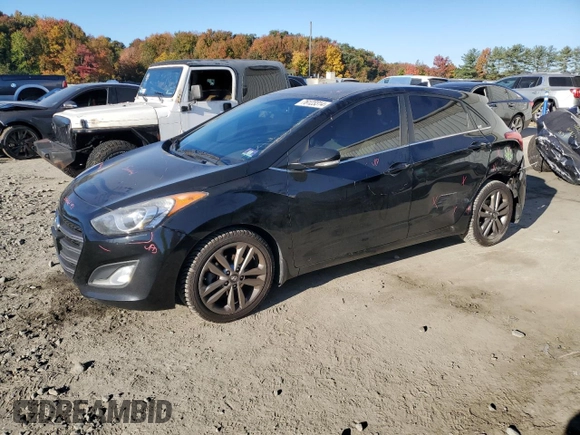 2016 Hyundai Elantra GT with VIN KMHD35LH5GU263767, listed as a Copart auction lot 76123314 with 167,818 mi miles and Salvage Title. Bid and sale history available at carsss.com. Image 1.