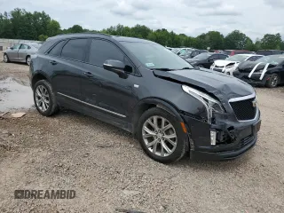 2020 Cadillac XT5 Sport AWD with VIN 1GYKNGRSXLZ161151, listed as a Copart auction lot 64041905 with 37,468 mi miles and Salvage title. Bid and sale history available at DreamBid. Image 4.