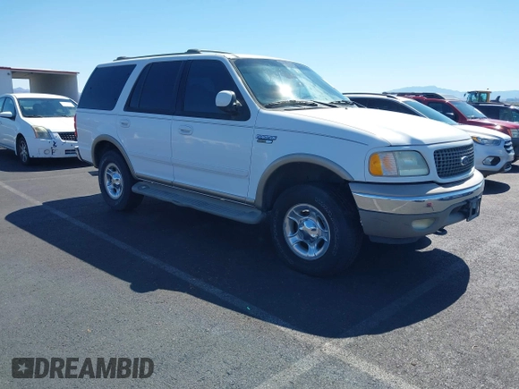 2002 Ford Expedition Eddie Bauer with VIN 1FMPU18L22LA27043, listed as a IAAI auction lot 42828972 with 220,319 mi miles and . Bid and sale history available at DreamBid. Image 1.