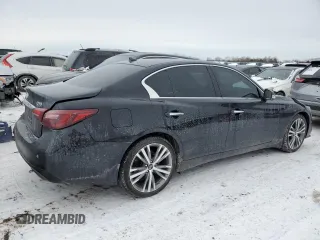 2021 Infiniti Q50 Signature Edition with VIN JN1EV7CR2MM751399, listed as a Copart auction lot 45422675 with 40,227 mi miles and Salvage title. Bid and sale history available at DreamBid. Image 3.
