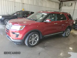 2018 Ford Explorer Limited z VIN 1FM5K7F83JGB41204, wystawiony jako Copart lot #62181525 z przebiegiem 64 817 mil mil oraz Czysty tytuł • Clean title. Historia ofert i sprzedaży dostępna na DreamBid. Obrazek 1.